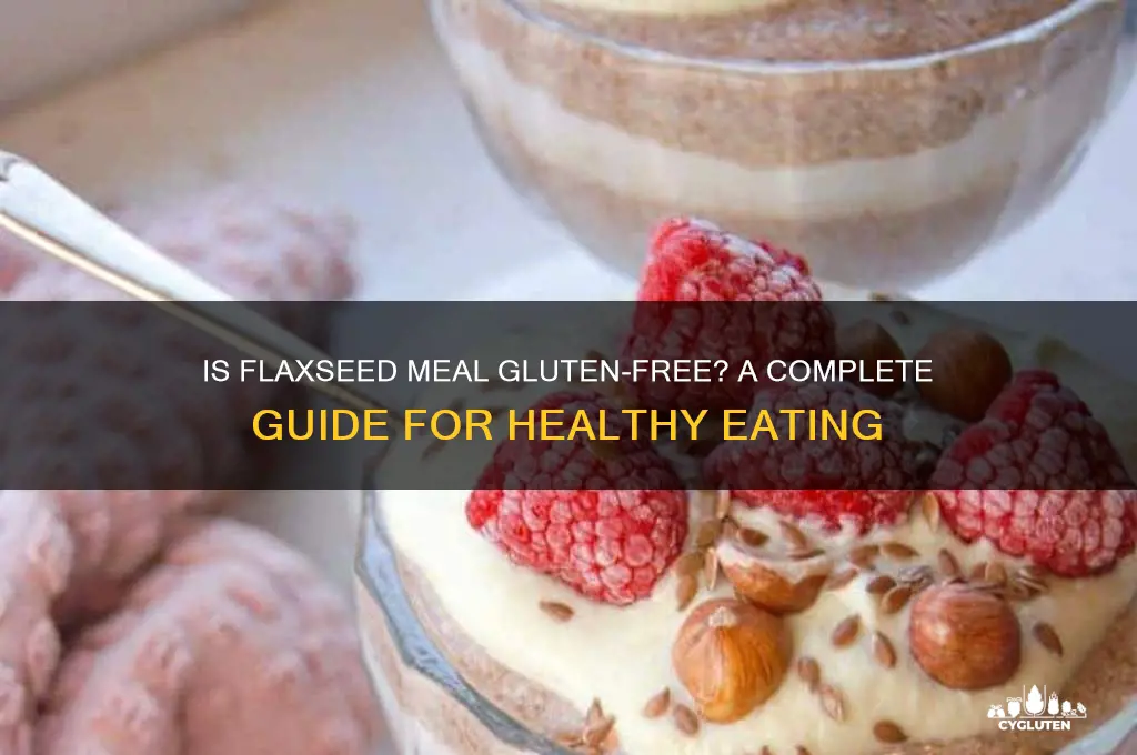 is flaxseed meal gluten free