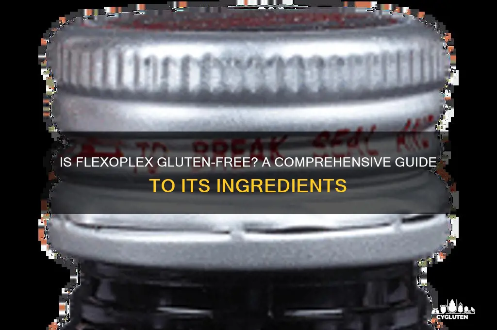 is flexoplex gluten free