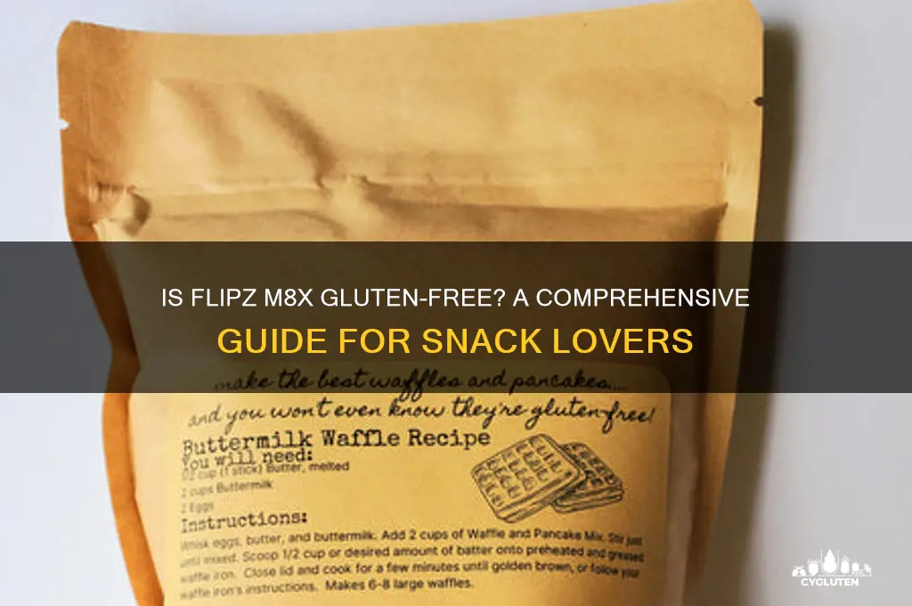 is flipz m8x gluten free