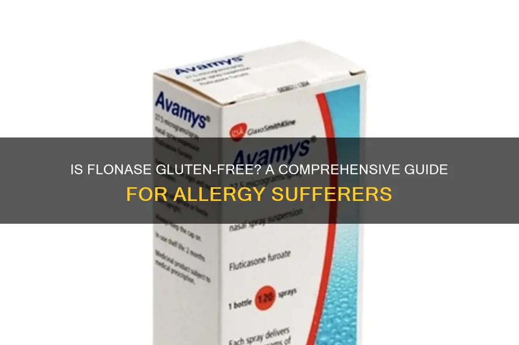 is flonase gluten-free