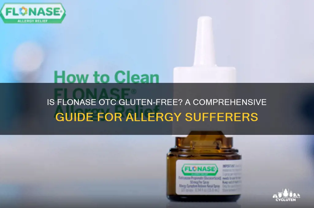 is flonase otc gluten free