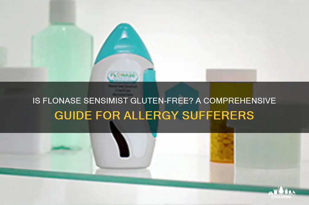 is flonase sensimist gluten free