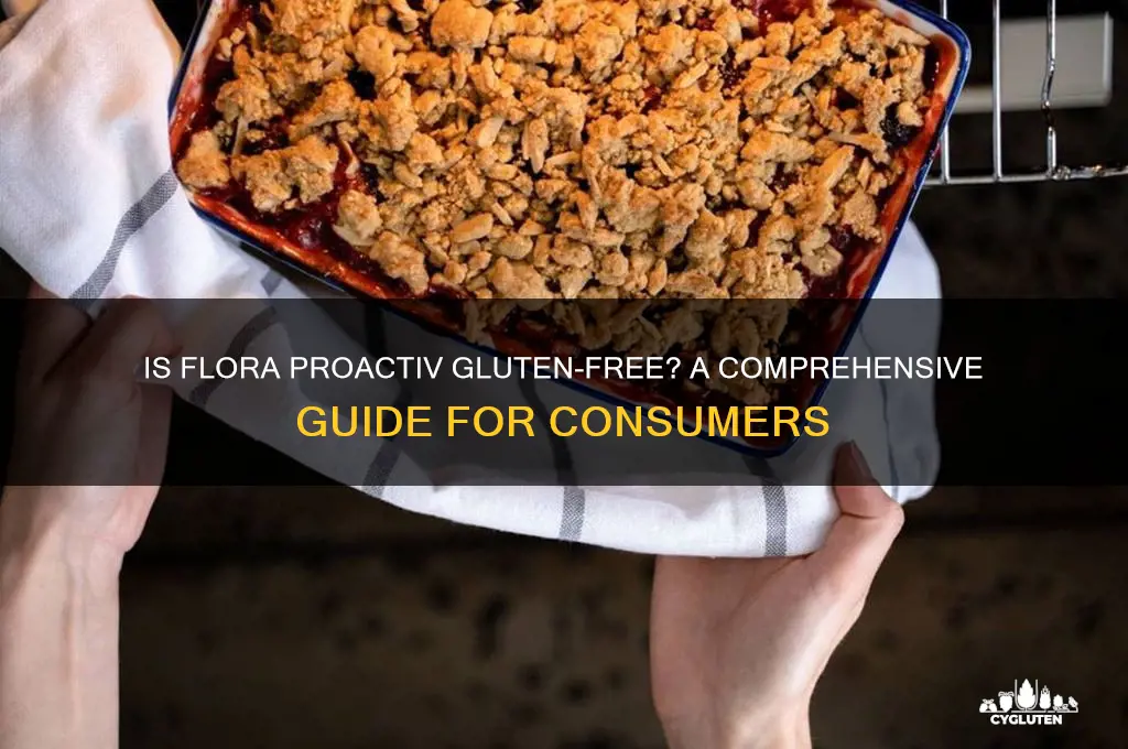 is flora proactiv gluten free