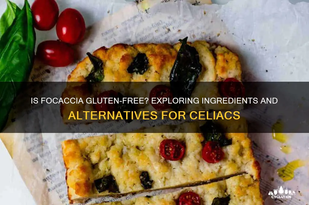 is foccacia gluten free