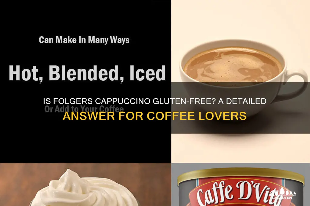 is folgers cappuccino gluten free