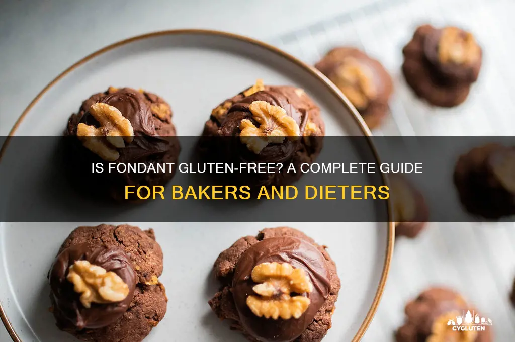 is fondant gluten free