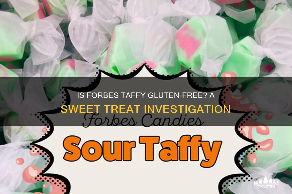 is forbes taffy gluten free