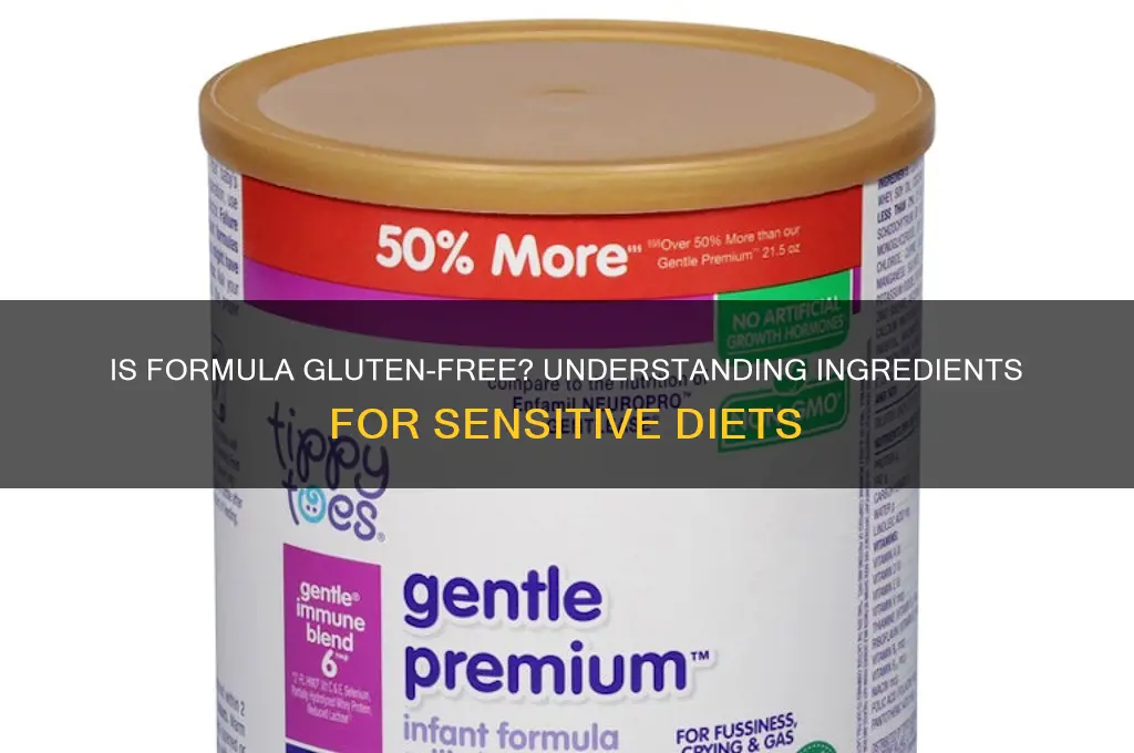 is formula gluten free