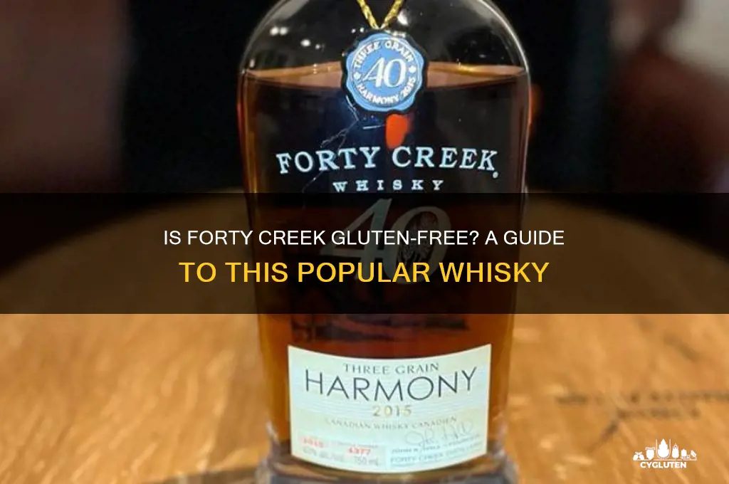 is forty creek gluten free