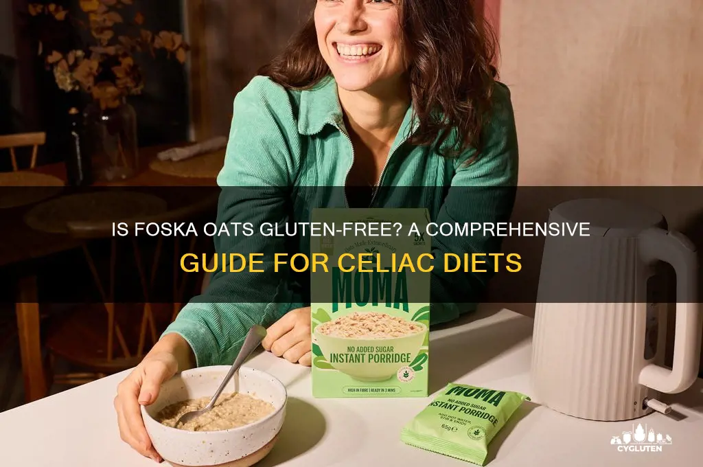 is foska oats gluten free