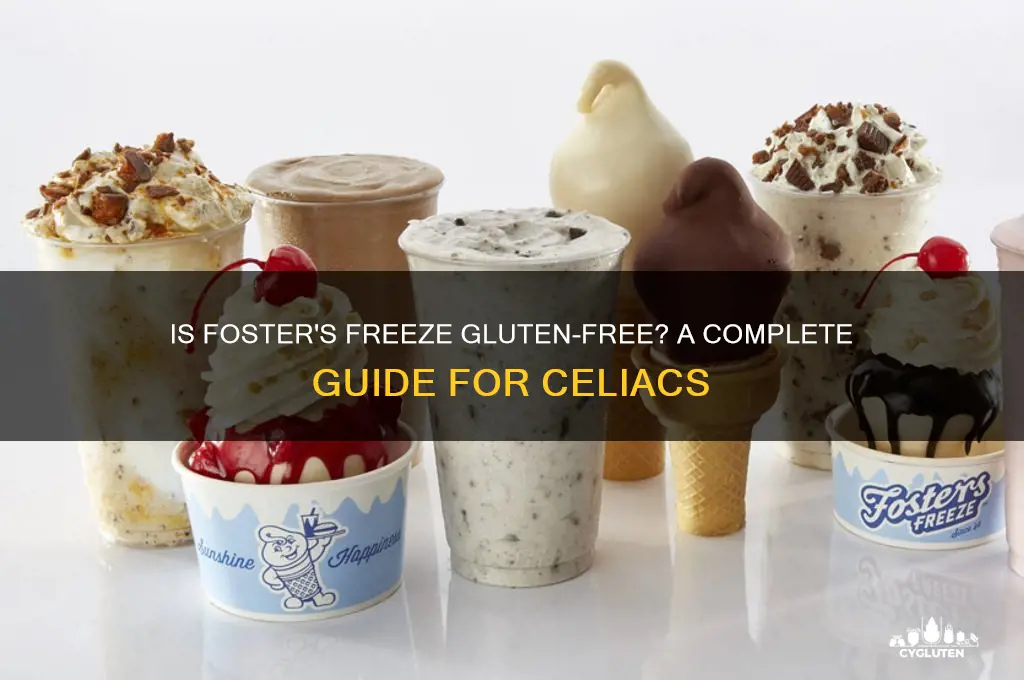 is fosters freeze gluten free