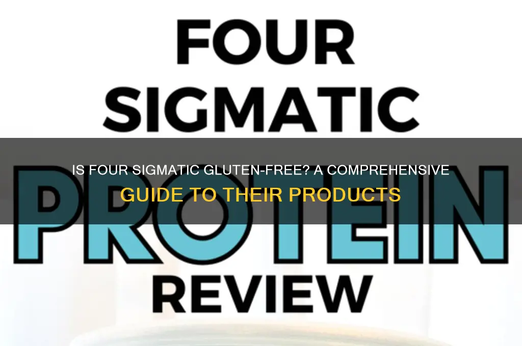 is four sigmatic gluten free