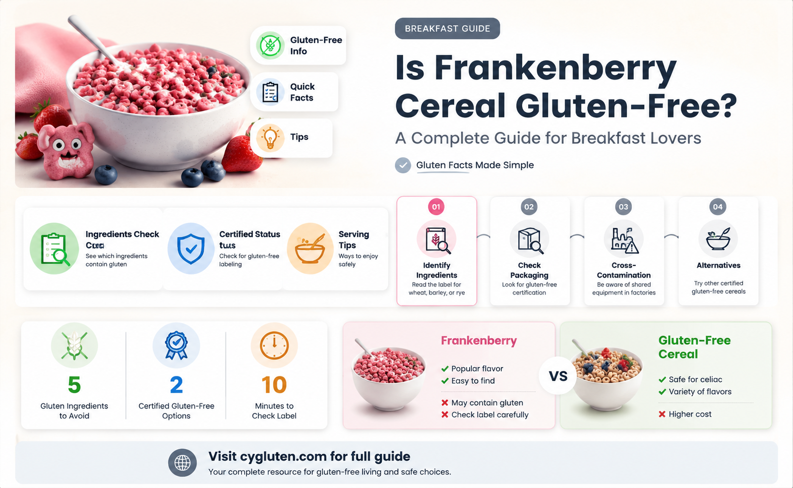 are frankenberrie cereal gluten free