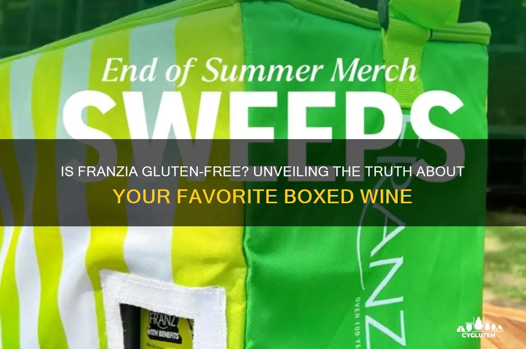 is franzia gluten free