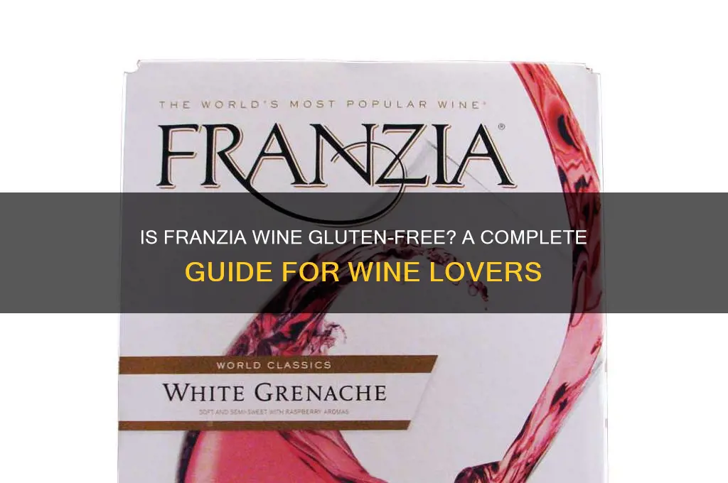 is franzia wine gluten free