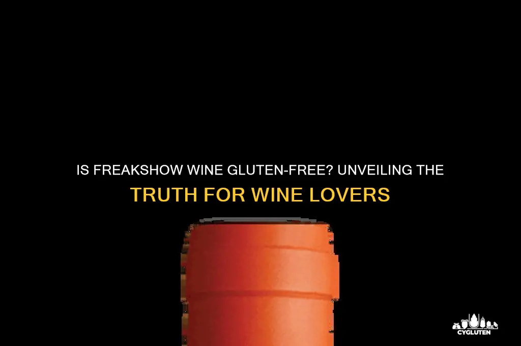 is freakshow wine gluten free