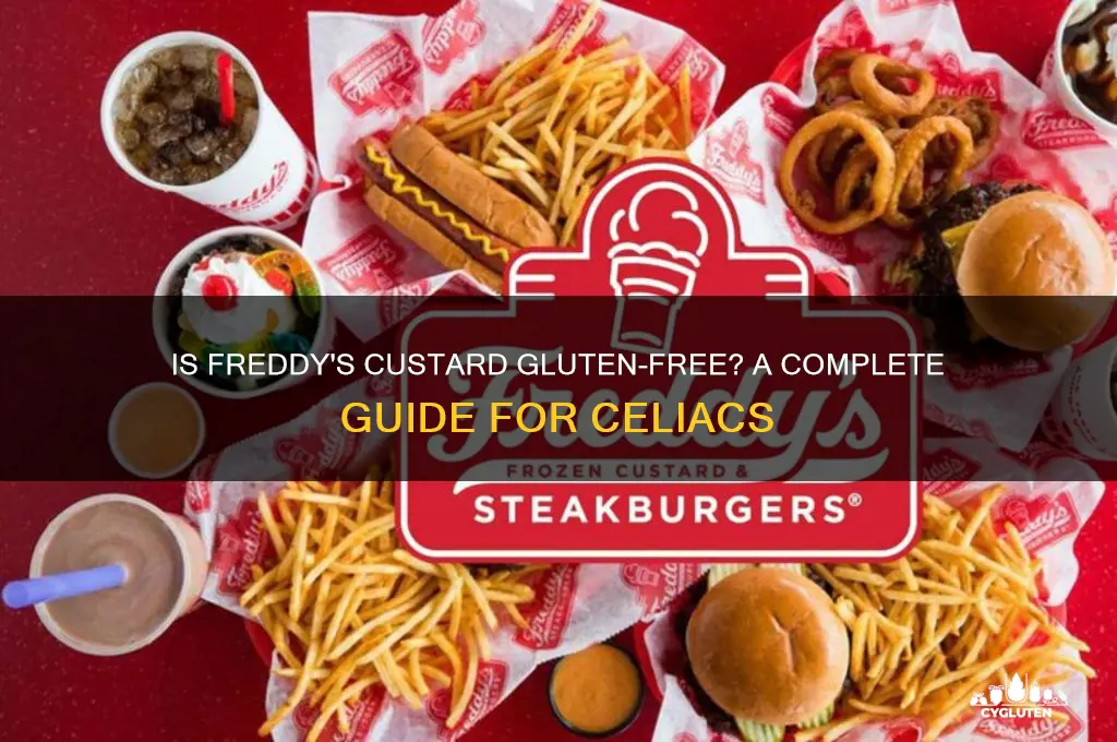 is freddys custard gluten free