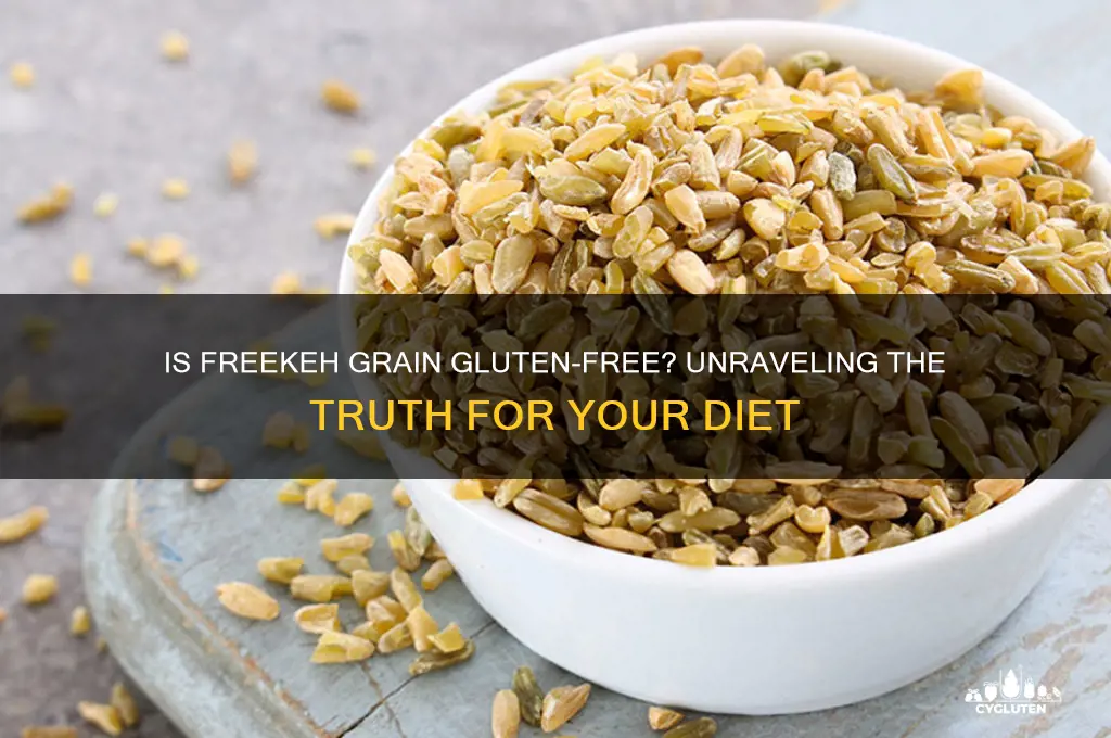 is freekeh grain gluten free