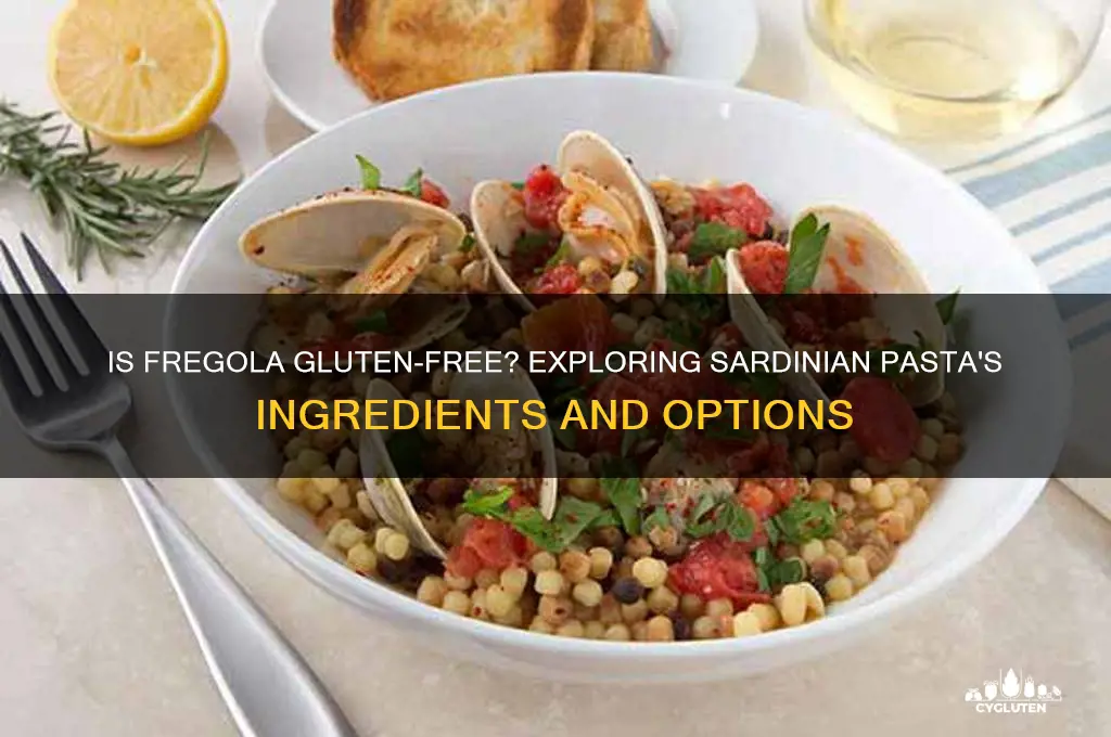 is fregola gluten free