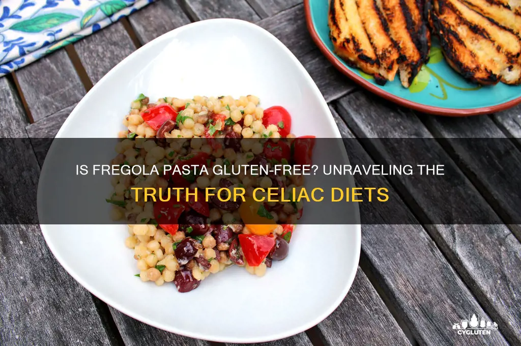 is fregola pasta gluten free