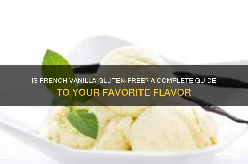 is french vanilla gluten free