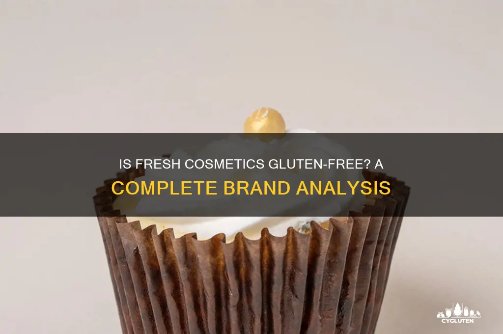 is fresh cosmetics gluten free