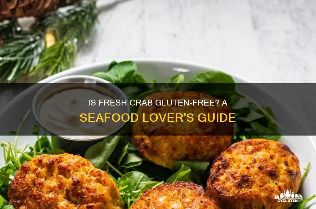 is fresh crab gluten free