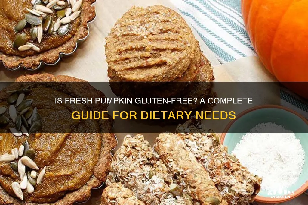 is fresh pumpkin gluten free