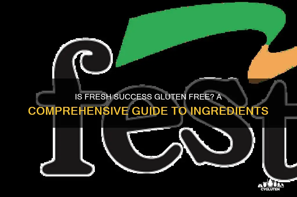 is fresh success gluten free