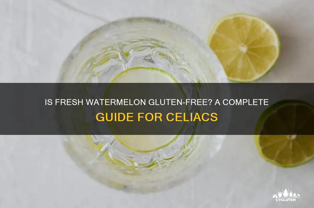 is fresh watermelon gluten free