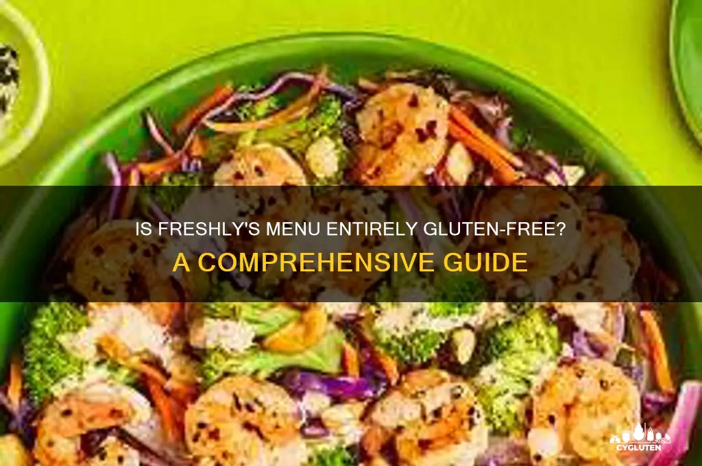 is freshly all gluten free