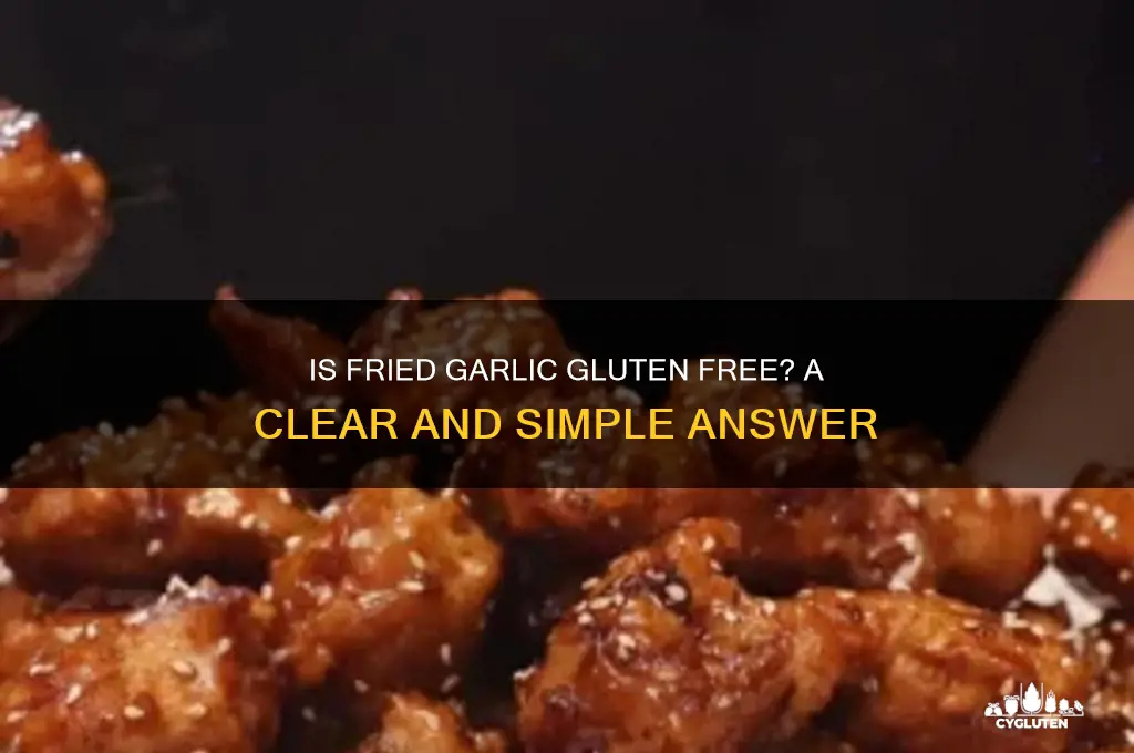 is fried garlic gluten free