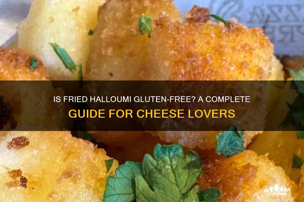 is fried halloumi gluten free