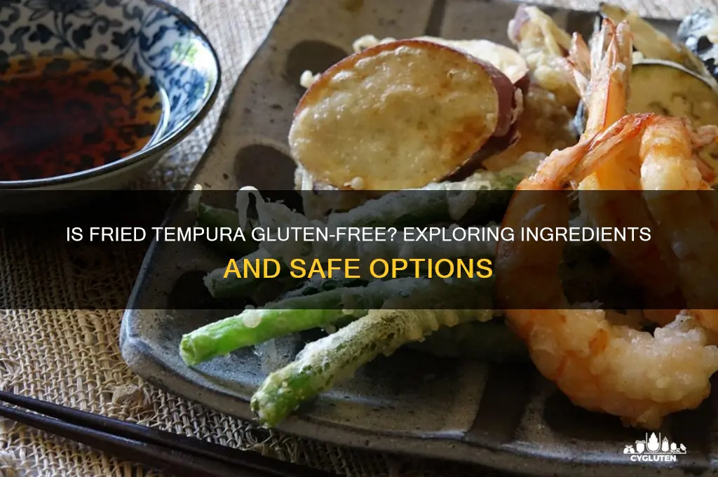is fried tempura gluten free