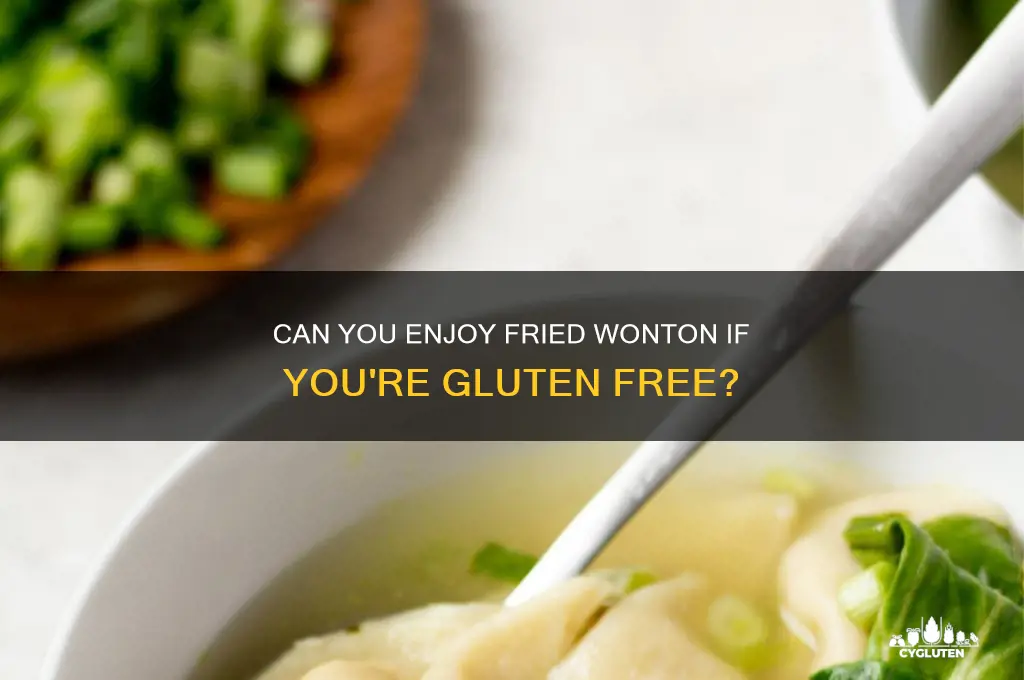 is fried wonton gluten free