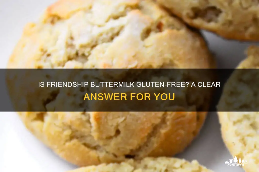is friendship buttermilk gluten free