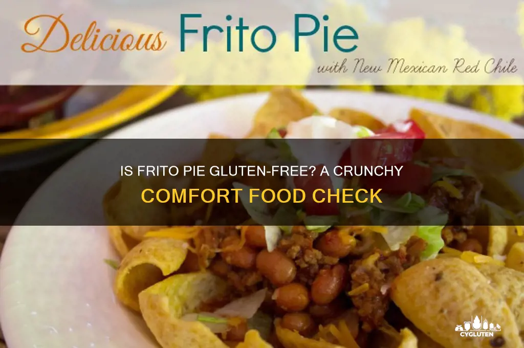 is frito pie gluten free