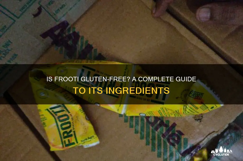 is frooti gluten free