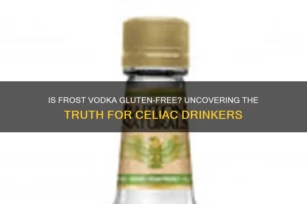 is frost vodka gluten free