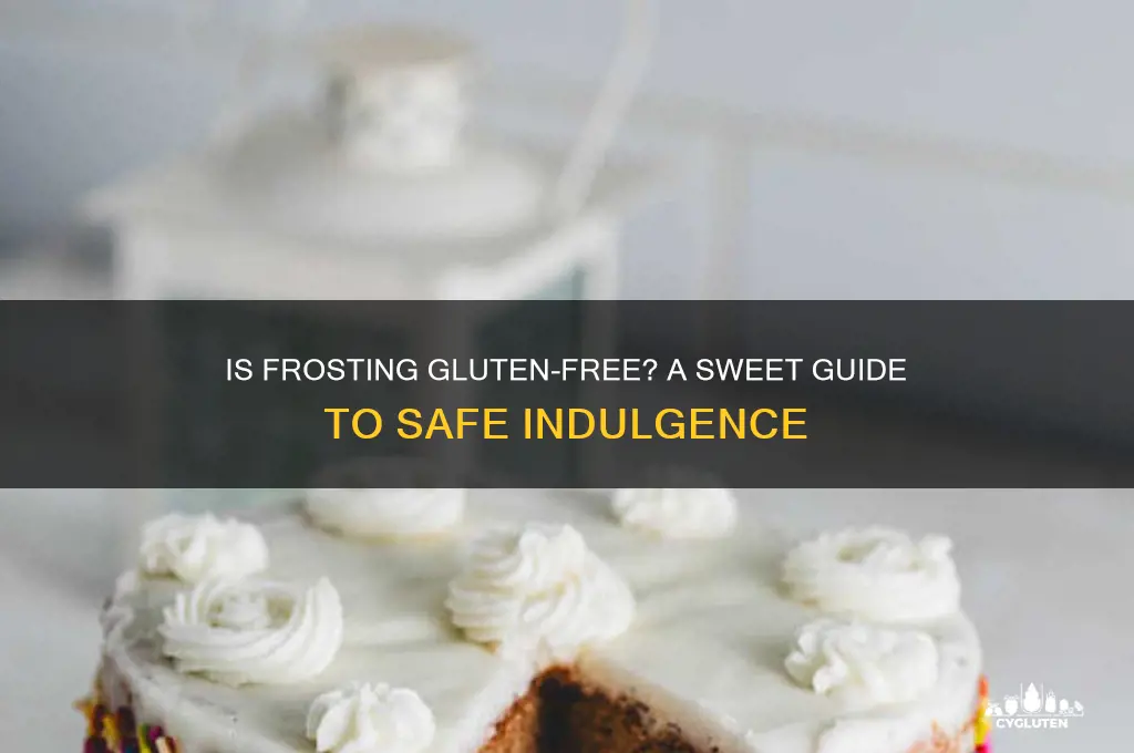 is frosting a gluten free
