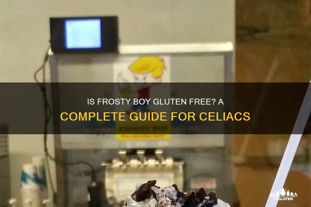 is frosty boy gluten free