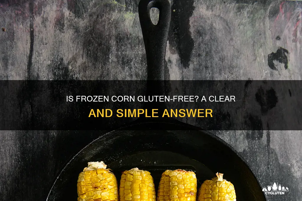 is frozen corn gluten free