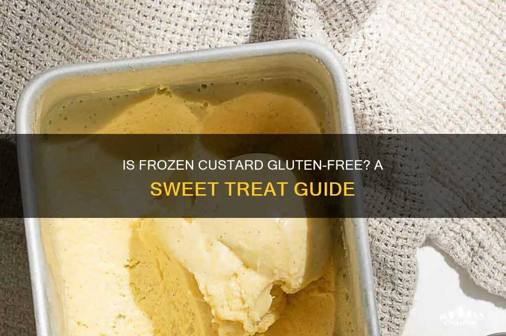 is frozen custard gluten free