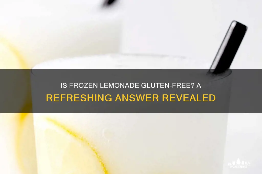 is frozen lemonade gluten free