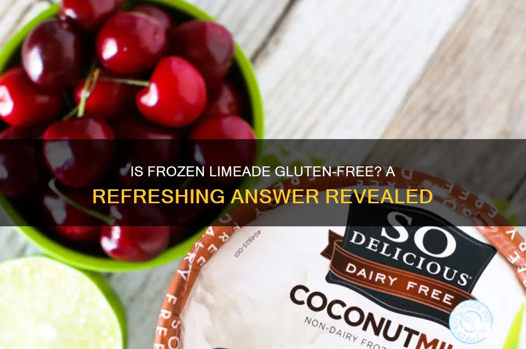 is frozen limeade gluten free