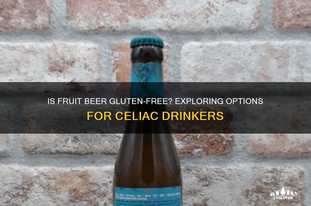 is fruit beer gluten free