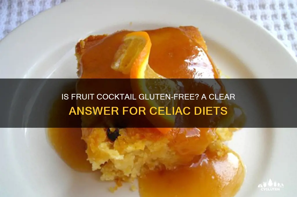 is fruit cocktail gluten free