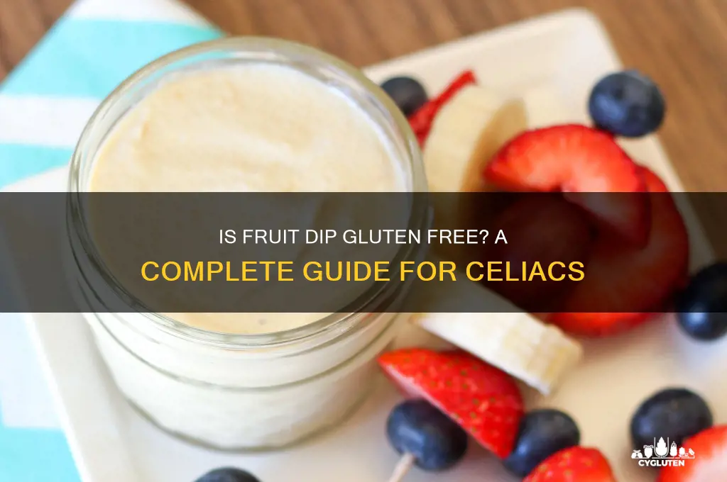 is fruit dip gluten free