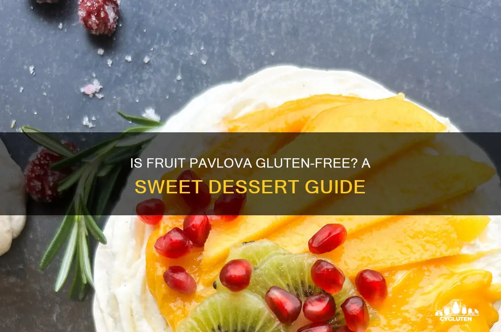 is fruit pavlova gluten free