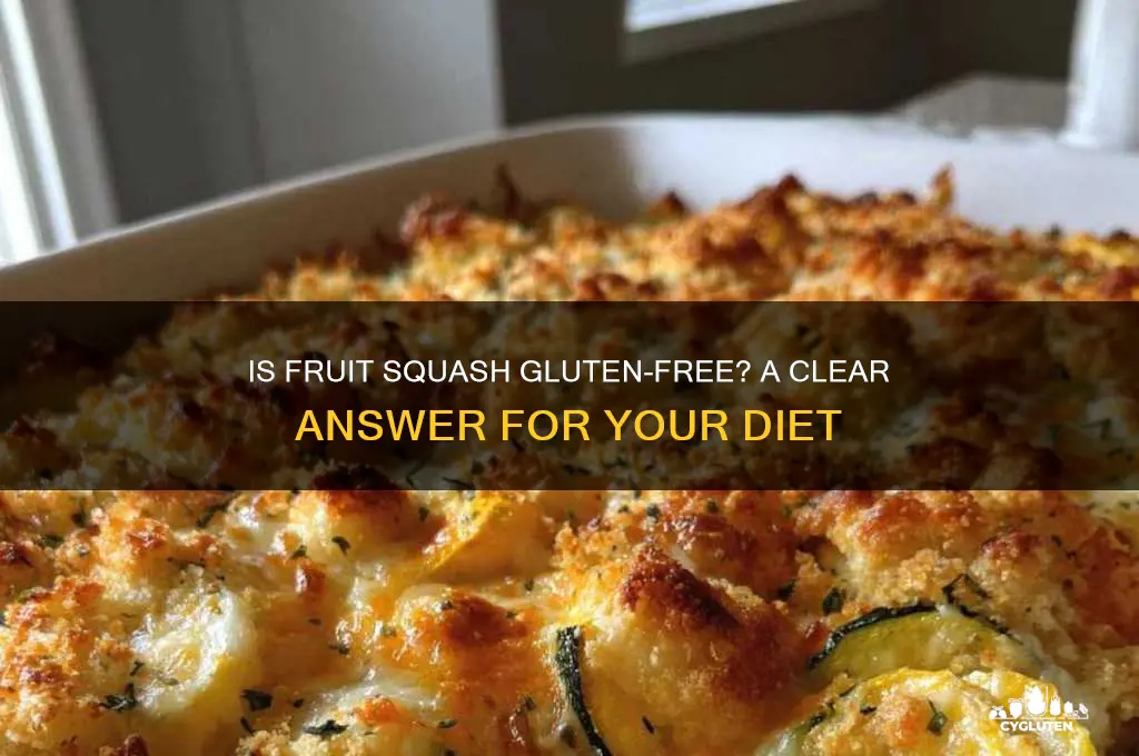 is fruit squash gluten free